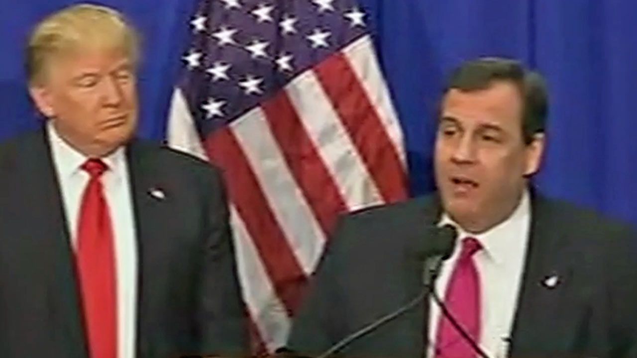 New Jersey Governor Chris Christie Endorses Donald Trump